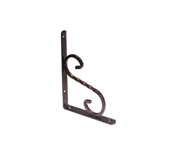Beşel Ferforje Raf Altı Raf Demiri Parlak Bakır 1 Adet 15,5x11,5x1,4 cm No:1 ürün görseli 1