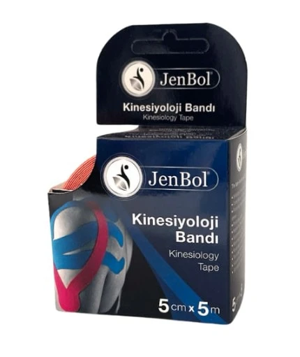 Jenbol Kinesiology Tape Ağrı Bandı 5 cm x 5 m - Turuncu ürün görseli 1