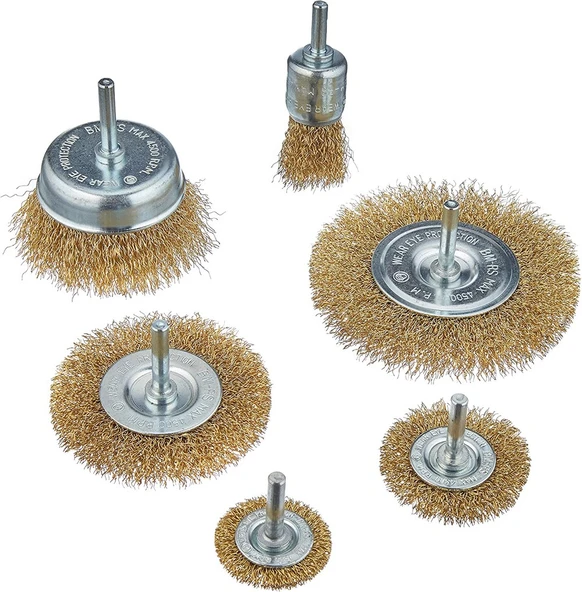 Bay-Tec Tel Fırça Seti Saçaklı 6 Parça MK1260 ürün görseli 1
