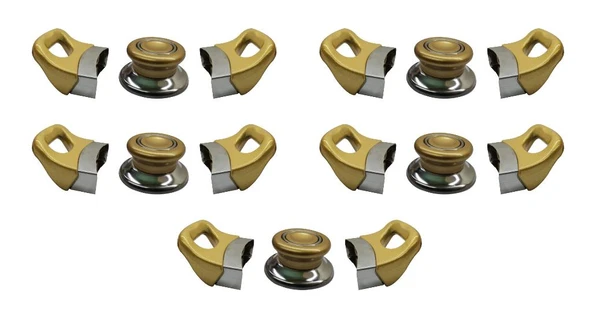 Tencere Tava Sahan Kulp ve Kapak Kulpu Altın Sarı Gold 5 Set ürün görseli 1