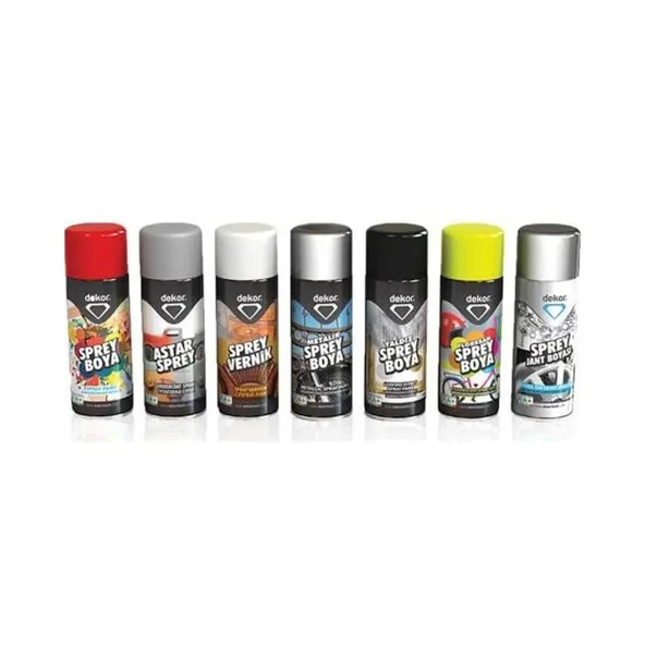 Dekor Sprey Boya Akrilik 400ML Metal Ahşap ürün görseli 1