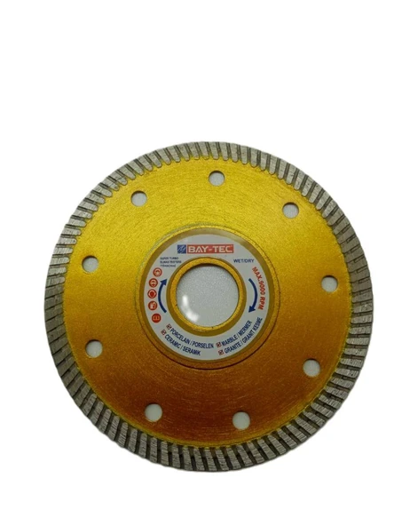 Bay-Tec MK0281 Süper Turbo Elmas Testere Kesici Disk 115 mm İnce ürün görseli 1