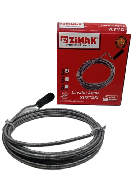 Zimak Lavabo Gider Açma  Sustası 5m Zmk1612 ürün görseli 1