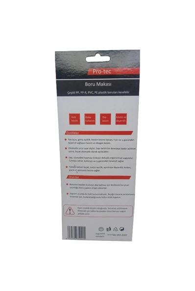 Pro-Tec Pc350-42mm Pprc Boru Makası - Resim 5