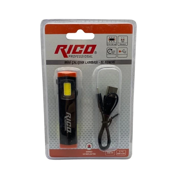 Rico Mini Çalışma Lambası El Feneri Rc0032 ürün görseli 1