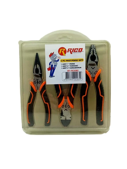 Rico Rc0382 3 Parça Prof Pense Seti - Resim 4