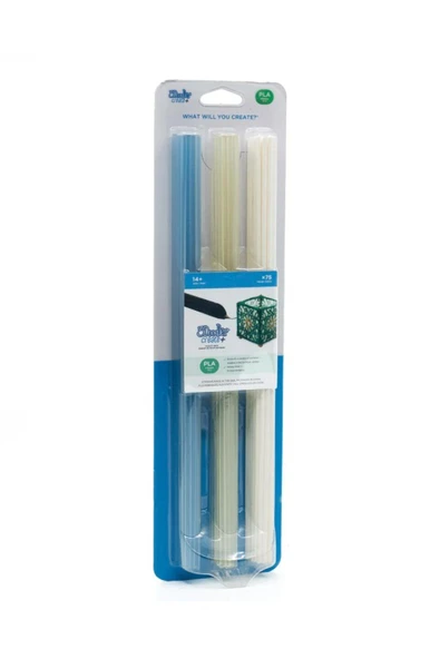 3Doodler  PLA Clear Mix - Create Plus & PRO için Filament Çubuk (PL-CLEAR-75) ürün görseli 1