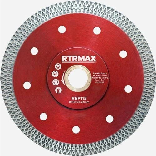 Rtrmax REP115 Çarpraz Diş Elmas Testere Kesici Disk 115x22Mm ürün görseli 1