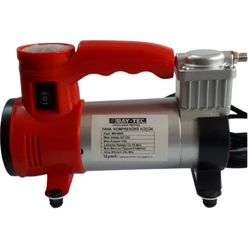 Bay-Tec Mk4900 Küçük Hava Kompresörü Çakmak Girişi Lastik Şişirme ürün görseli 1