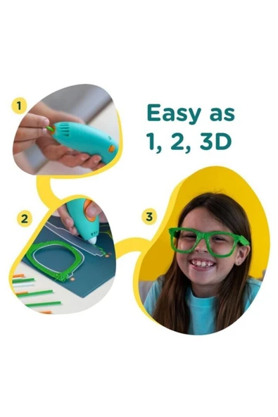 3Doodler  Start Plus ( Start+ ) Essentials 3d Çizim Kalem Seti - Resim 2