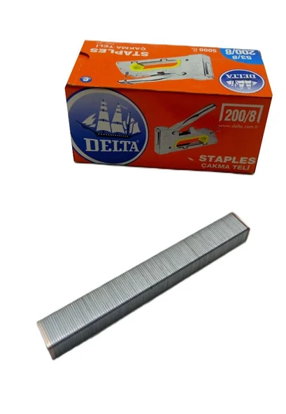 Staples Delta202 Zımba Teli 53/8 200/8 5000 Adet Pcs ürün görseli 1