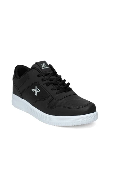 Luttoon 4027-25 Cilt Deri Anatomik Erkek Sneaker Siyah Beyaz ürün görseli 1
