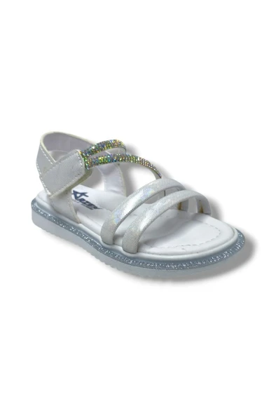 Arzen Bebe 221-25 Anatomik Taşlı Cırtlı Kız Çocuk Sandalet 26-30 ürün görseli 1