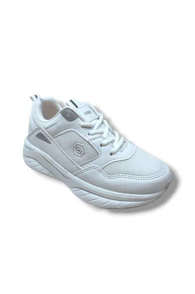 Queen Step 2110-25 Deri Anorak Anatomik Sneaker Beyaz Buz 36-40 ürün görseli 1