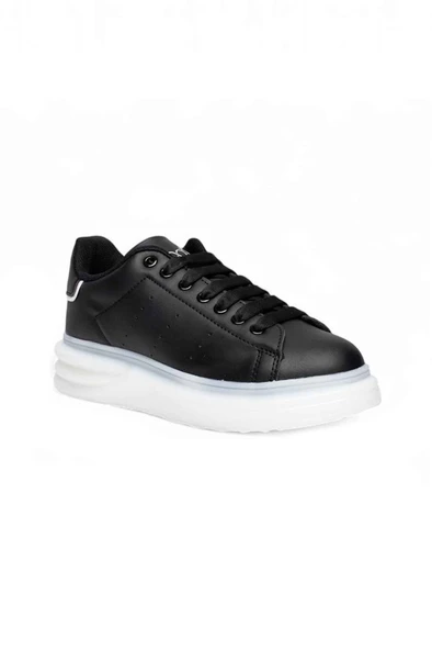 Best Of 628-25 Deri Anatomik Sneaker Siyah Beyaz 36-40 ürün görseli 1