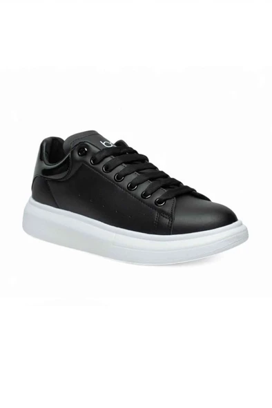 Best Of 150-25 Deri Anatomik Sneaker Siyah Beyaz 36-40 ürün görseli 1