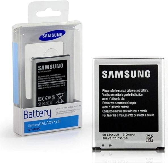 OUTLET Samsung i9300 Galaxy S3 Orjinal Batarya EB-L1G6LLUCSTD OUTLET ürün görseli 1
