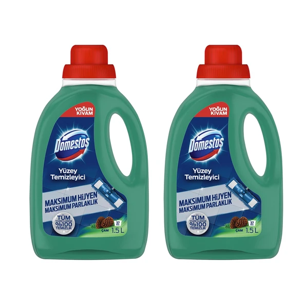 Domestos Yüzey Temizleyici 1500 ml Çam 2 li ürün görseli 1