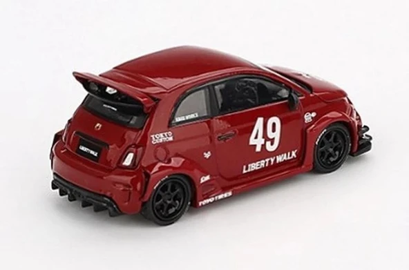 Mini GT 963 Abarth 595 Lb-Works X Abas Works Kırmızı 1/64 Model Araba ürün görseli 1