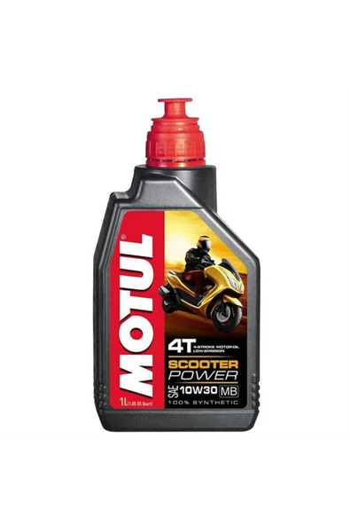 Motul Scooter Power 10W-30 MB 4T 1 lt Motosiklet Yağı ürün görseli 1