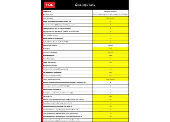 TCL 55T8CGTV 4K QLED 55" 144HZ GOOGLE TV - Resim 4