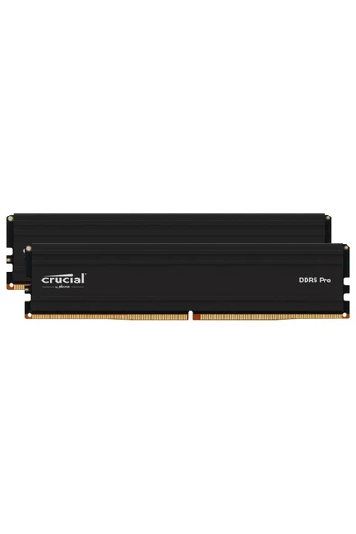 Crucial Pro 64GB (2x32GB) DDR5 5600MHz CP2K32G56C46U5 Soğutuculu ürün görseli 1