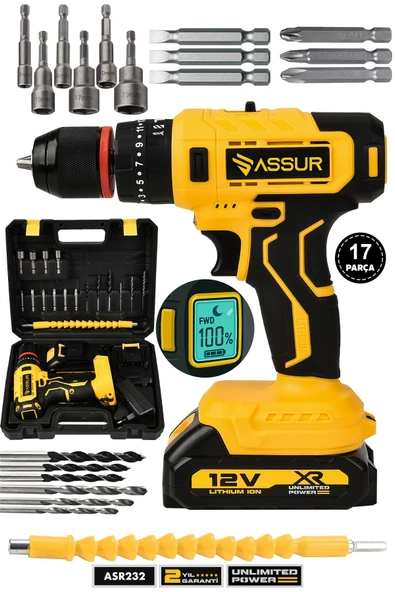 PTTAVM: Assur ASR232 12V Çift Akü Dijital Göstergeli Akülü
