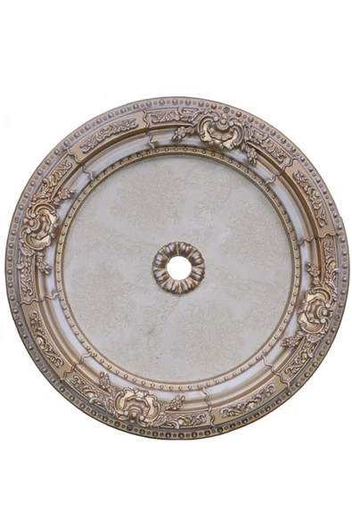 MİVA KONSEPT 60X60 OVAL BRONZ  RENK SARAY TAVAN GÖBEK ürün görseli 1
