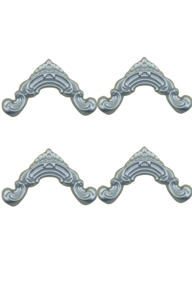 MİVA KONSEPT Dekoratif Poliüretan 4 CM Uyumlu  Duvar Çıtası 4LÜ  Köşe Motifi (SET 111-4) ürün görseli 1