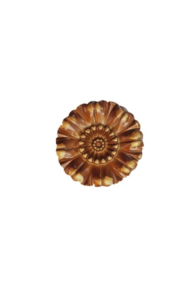 Decomarket Decogold Kahve Eskitme Saray Tavan Papatya Motif 9 Cm ürün görseli 1