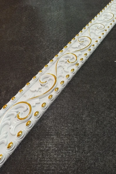Decomarket Decogold Beyaza Altın Saray Tavan Bordür 8,5*102,5 Cm ürün görseli 1