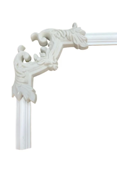 DECOGOLD Decozza Boyanabilr Çıta Köşe Motifi 4 Cm Çıta Uyumlu ürün görseli 1