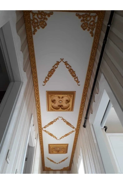 DECOGOLD Altın Kare Saray Tavan 60cm*60cm - Resim 2