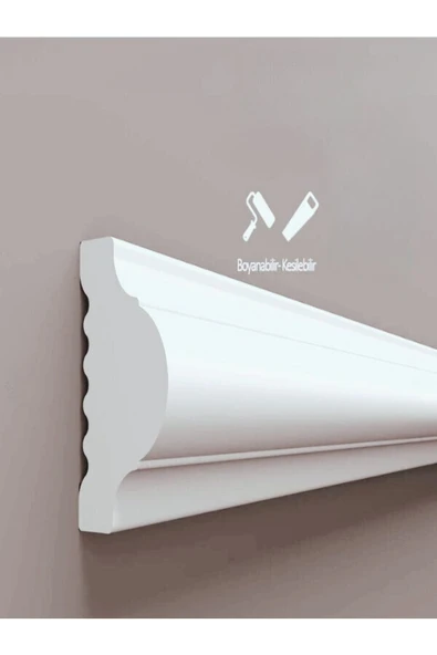 MİVA KONSEPT DEKORATİF BOYANABİLİR POLİÜRETAN DUVAR ÇITASI ( 1 ADET UZUNLUK :240 CM EN :2.5 CM)- (DUVAR SÜSLERİ) ürün görseli 1