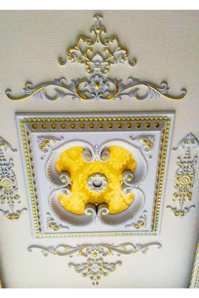 DECOZZA Dekoratif Bronz 4'lu Motif Paketi - Resim 3