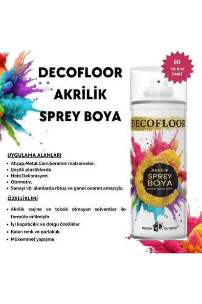 decofloor Akrilik Sprey Boya ürün görseli 1