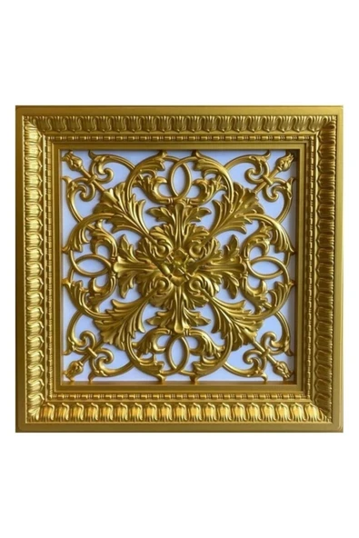 MİVA KONSEPT 60X60 CM ASMA TAVAN UYUMLU LED DÖŞENEBİLİR TAVAN PANELİ-ALTIN (GOLD) RENK ürün görseli 1