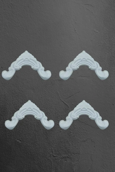 MİVA KONSEPT Dekoratif Poliüretan 4 CM Uyumlu  Duvar Çıtası 4LÜ  Köşe Motifi (SET 111-4) ürün görseli 1