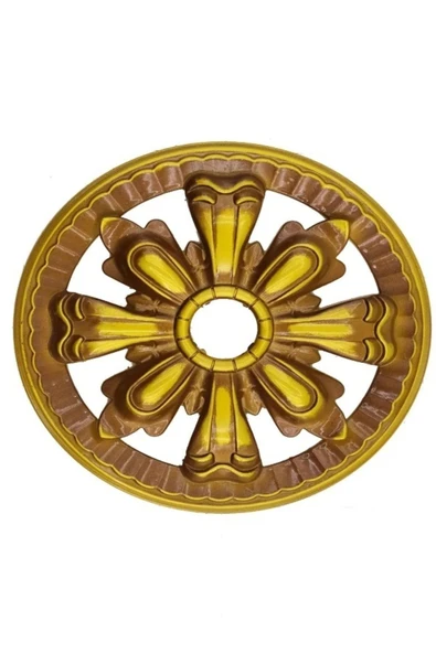 MİVA KONSEPT Saray Tavan Motif 25X25 Cm Oval Küçük Avize Göbeği ürün görseli 1