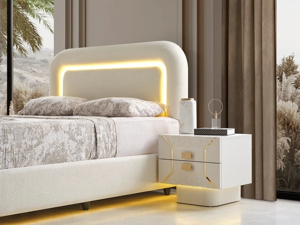MERLİN MDF YATAK ODASI TAKIMI - Resim 2