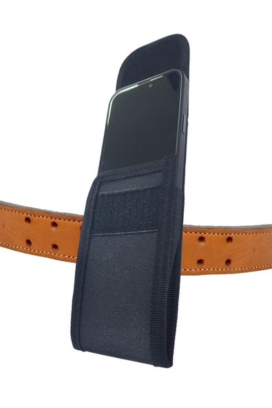 Bele Takılan Kemer Kılıfı Lastikli 18cm x 7.8cm Telefon Boy Bel Çantası ürün görseli 1