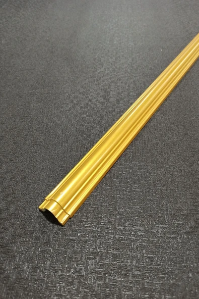 DECOGOLD Decozza 4 Cm Altın Birbirine Geçmeli Duvar Çıtası Dgk-104 ürün görseli 1