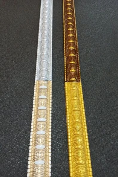 DECOGOLD Decozza Bronz Duvar Çıtası En 4 Cm Boy 100 Cm B - Resim 6