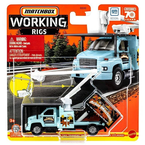 Matchbox İş Makinaları İnternational Workstar GMC C8500 Topkick Tree Trimming Truck N3242 HLM92 ürün görseli 1