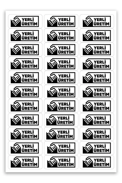 Kendinden Yapışkanlı 330 Adet Yerli Üretim Etiketi ürün görseli 1
