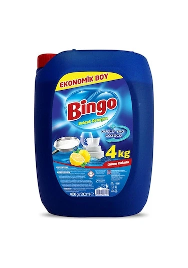 Bingo Limon Bulaşık Deterjanı Sıvı 4 kg ürün görseli 1
