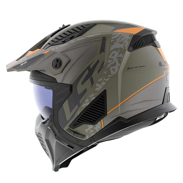 LS2 DRIFTER DEVOR MAT KUM KASK (ÖN ÇENE ÇIKARILABİLİR) - Resim 3