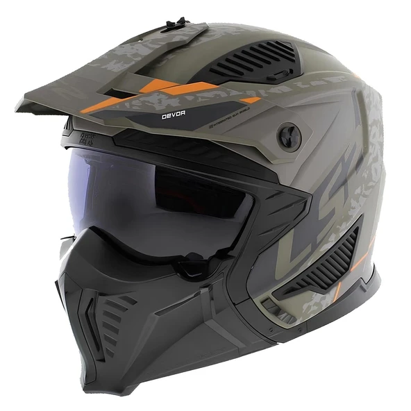 LS2 DRIFTER DEVOR MAT KUM KASK (ÖN ÇENE ÇIKARILABİLİR) ürün görseli 1