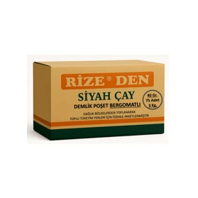 Rize'Den Çay Demlik Poşet Bergomatlı 40.Gr*75 Adet 3 Kg. ürün görseli 1