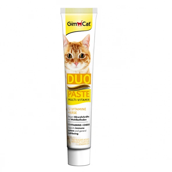 GimCat Duo Paste Peynirli 12 Vitamin Multi-Vitamin Kedi Macunu 50 Gr ürün görseli 1